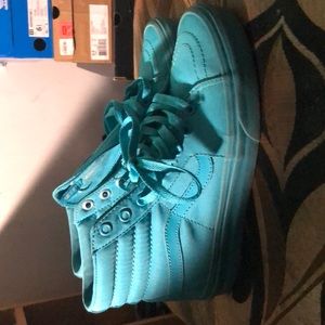 Light Blue Vans Sk8 High